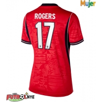 Camiseta Inglaterra Morgan Rogers #17 Visitante Equipación para mujer Mundial 2026 manga corta